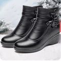 Women's Warm Wedge Booties