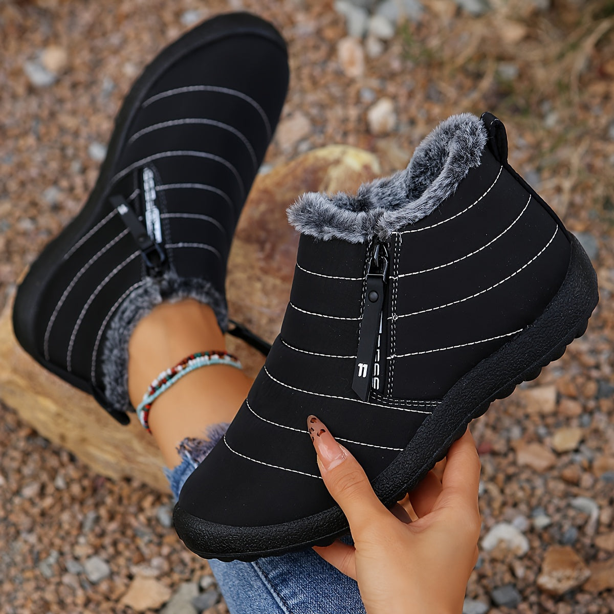 Women's Waterproof Winter Snow Boots