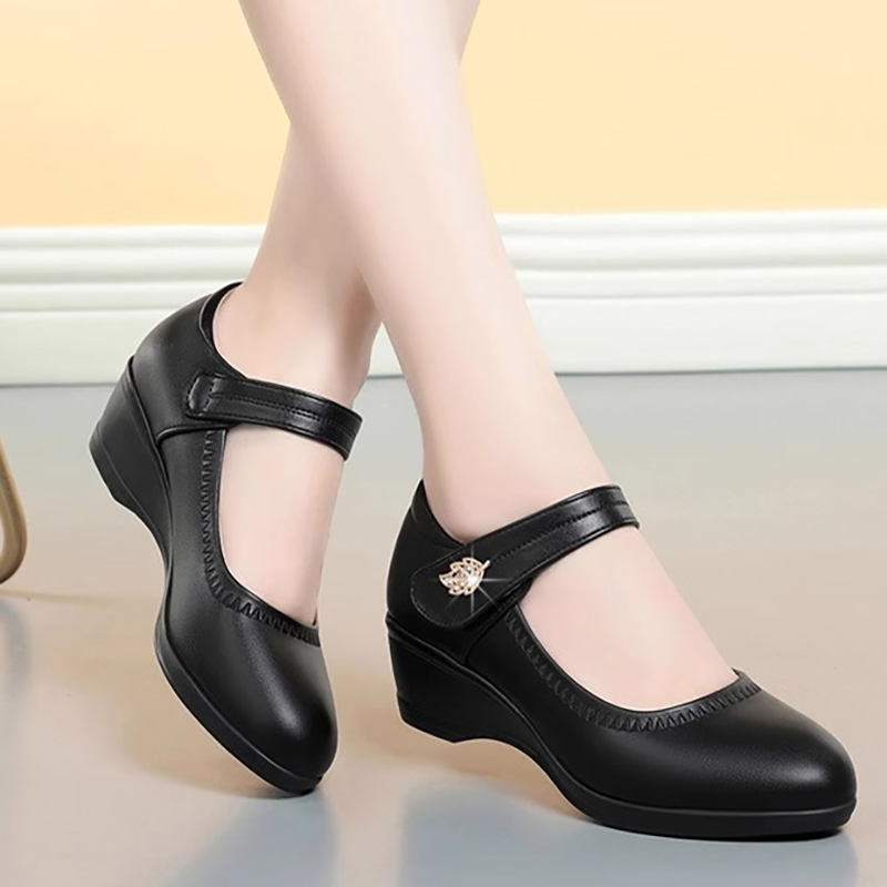 Women's Wedge Heel Mary Jane Shoes
