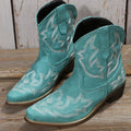Women's Western Embroidery Mid-Heel Ankle Boots