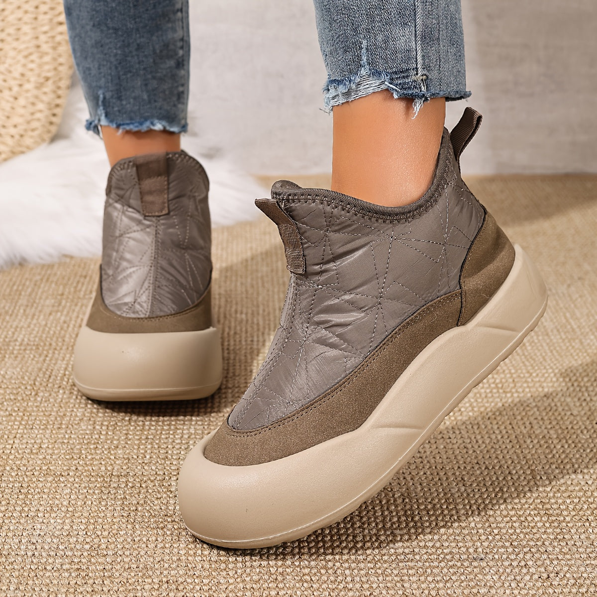 Warm Shearling Winter Boots for Women
