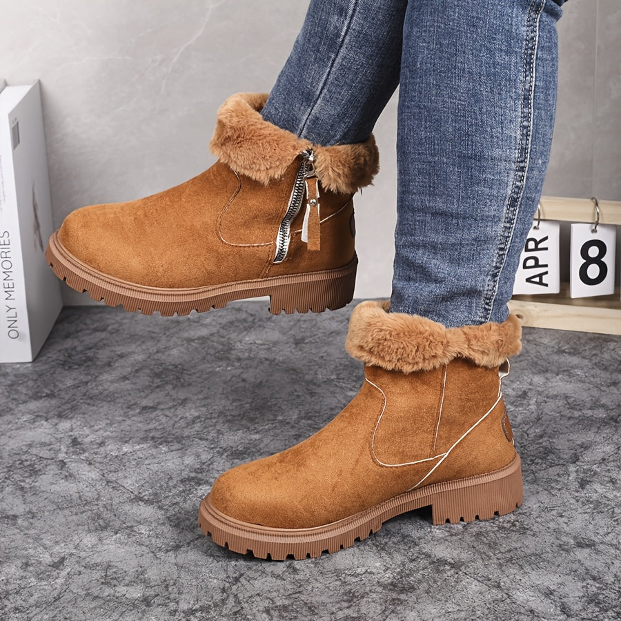 Women's Warm Plush-Lined Winter Boots