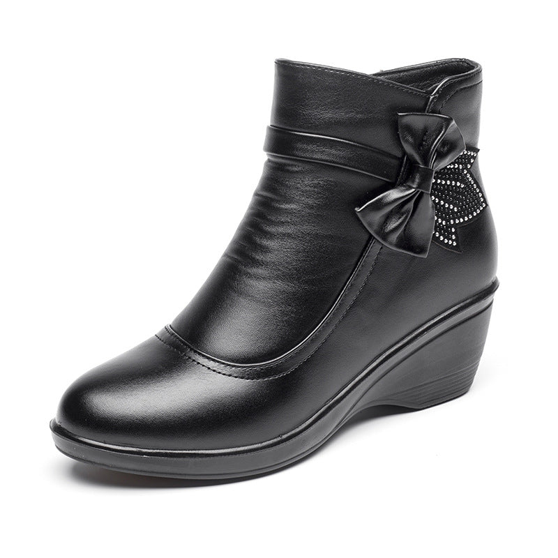 Women's Warm Wedge Booties