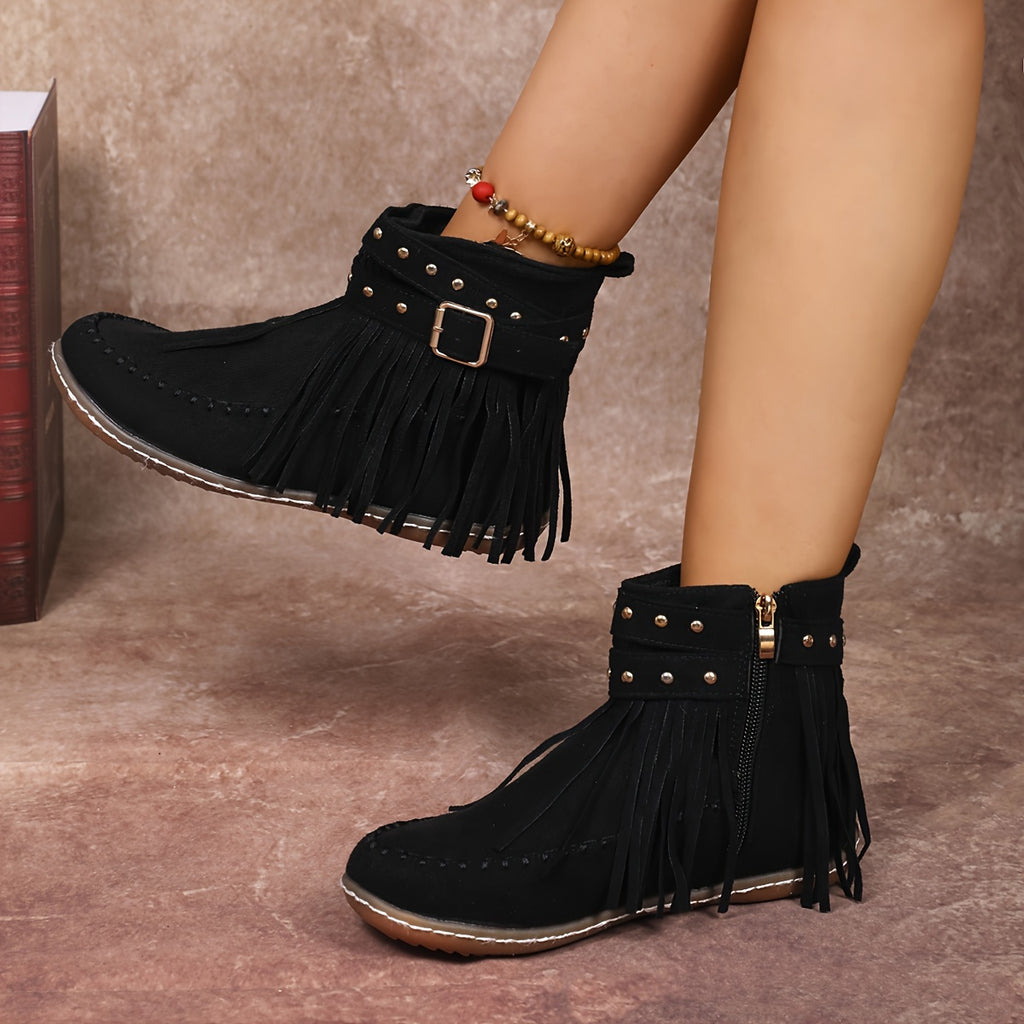 Women's Vintage Fringe Boots