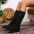 Women's Winter Knit Sock Boots