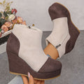 Women's Vintage Suede Ankle Boots