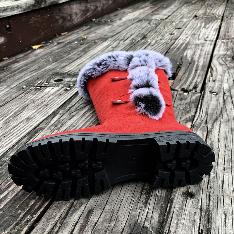 Women's tall winter snow boots