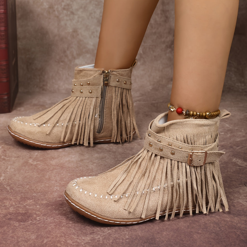 Women's Vintage Fringe Boots