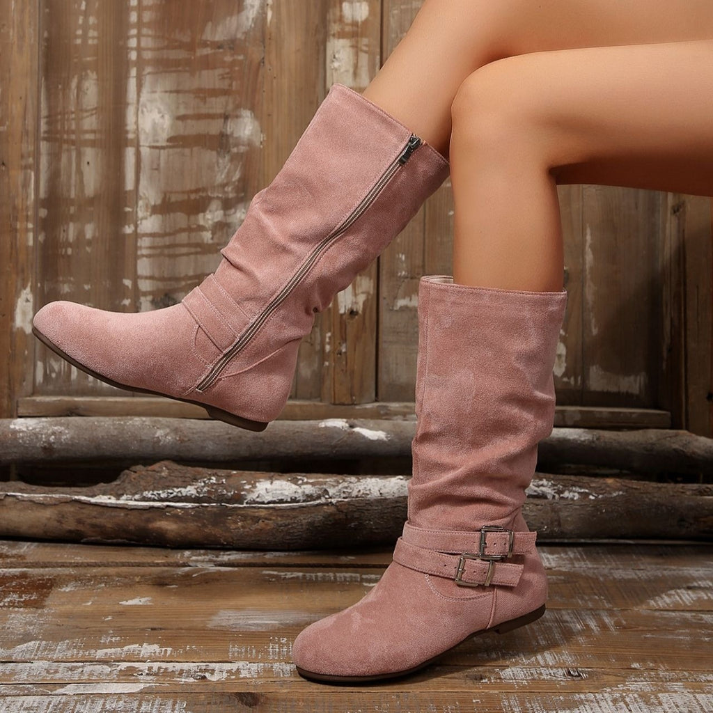 Women's Vintage Suede Tall Boots