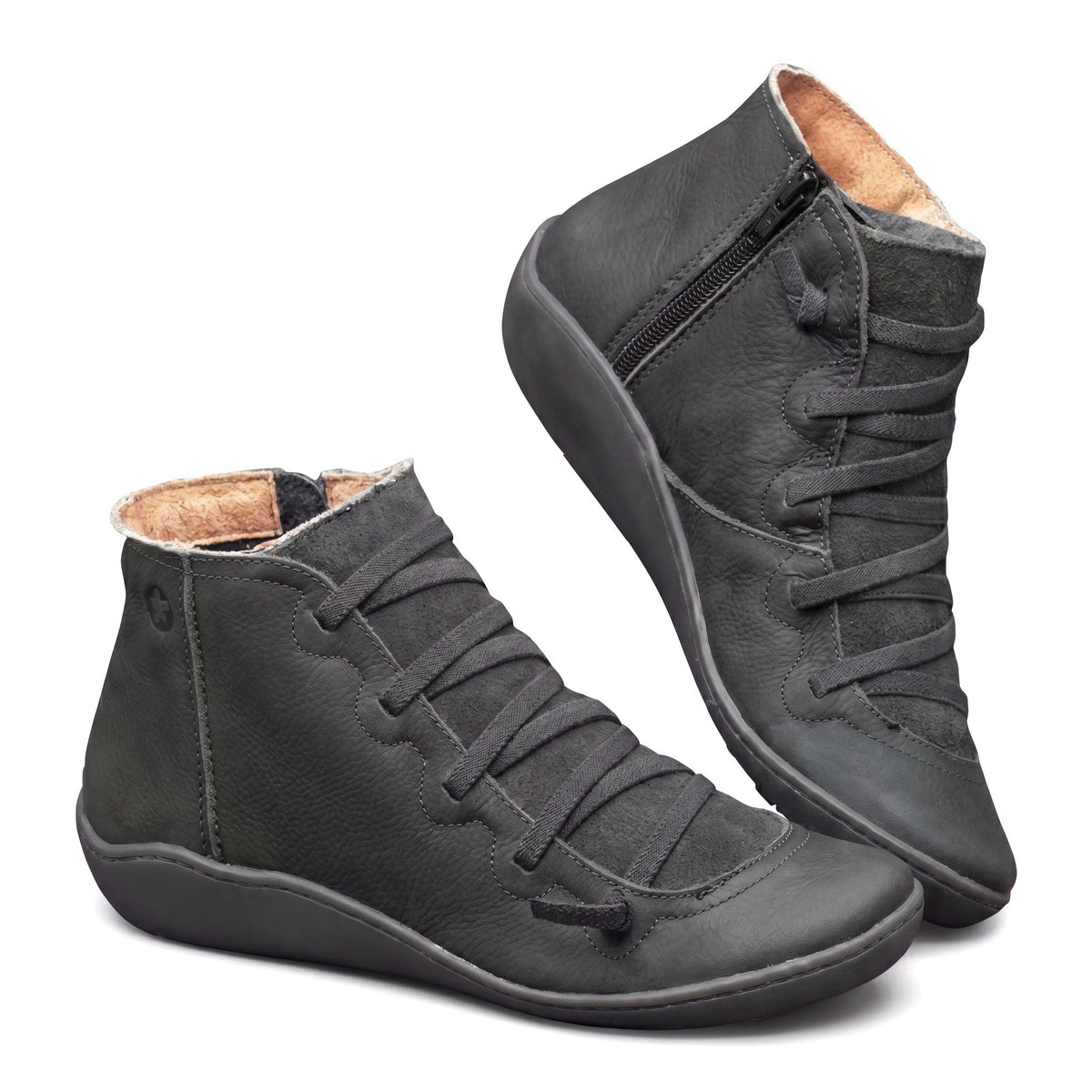 Women's Vintage Comfort Ankle Boots