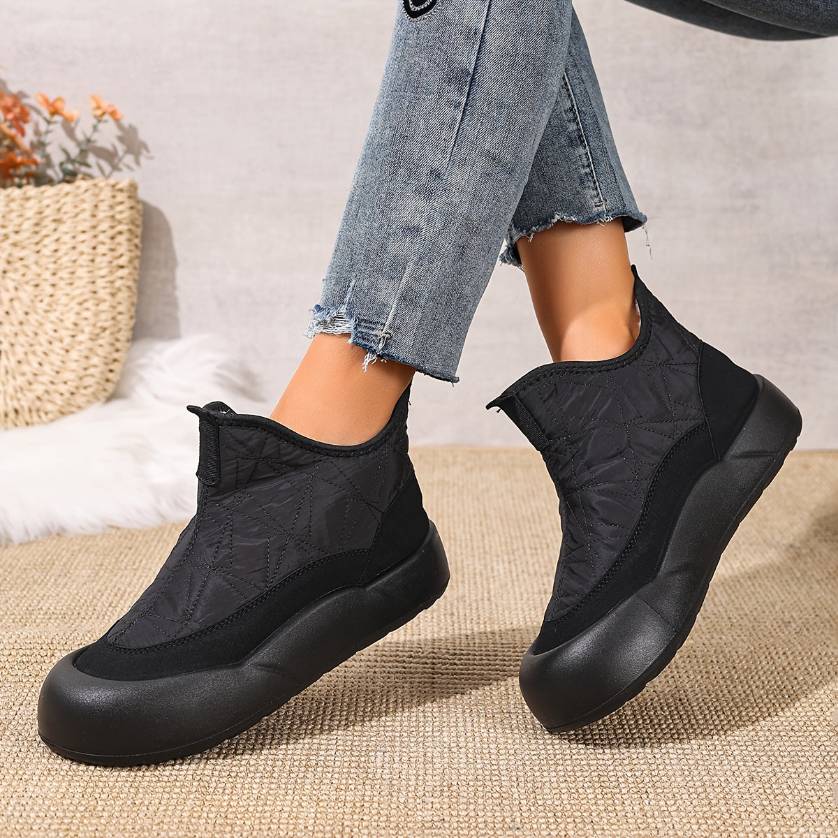 Warm Shearling Winter Boots for Women
