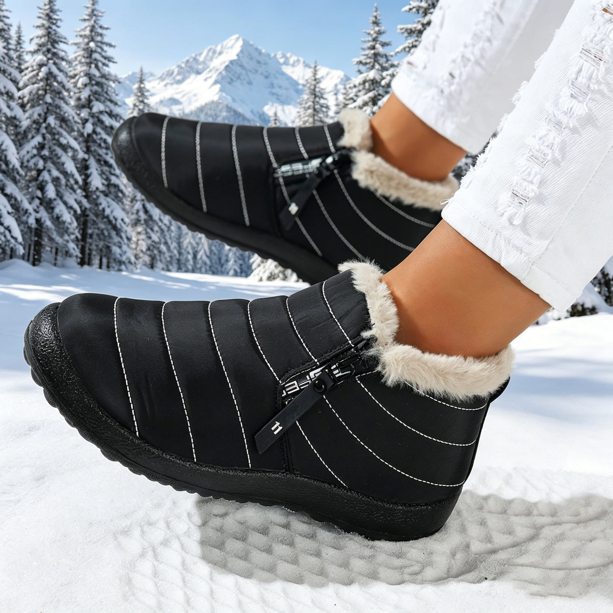 Women's Waterproof Winter Ankle Boots