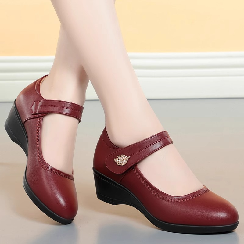 Women's Wedge Heel Mary Jane Shoes