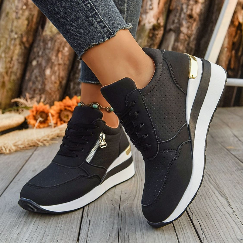 Women's Hidden Wedge Platform Sneakers