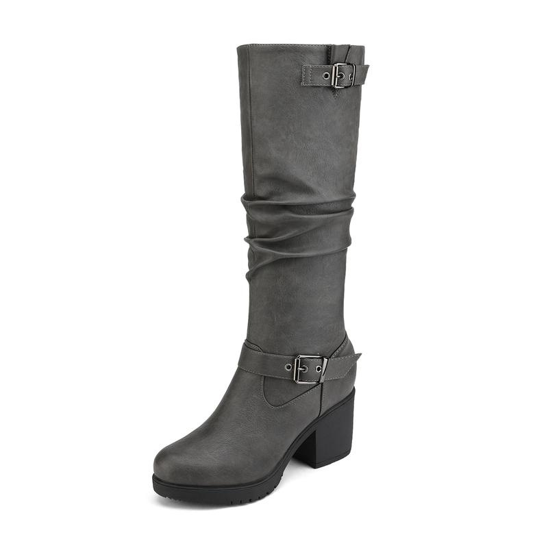 Women’s Ruched Knee High Boots