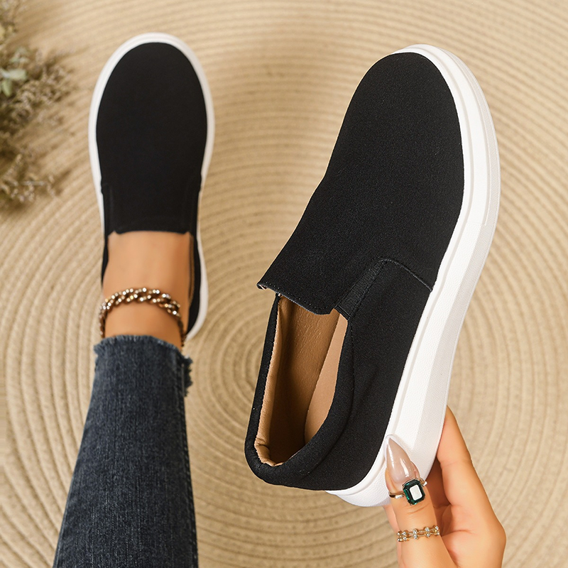 Women's Platform Slip-On Casual Walking Shoes