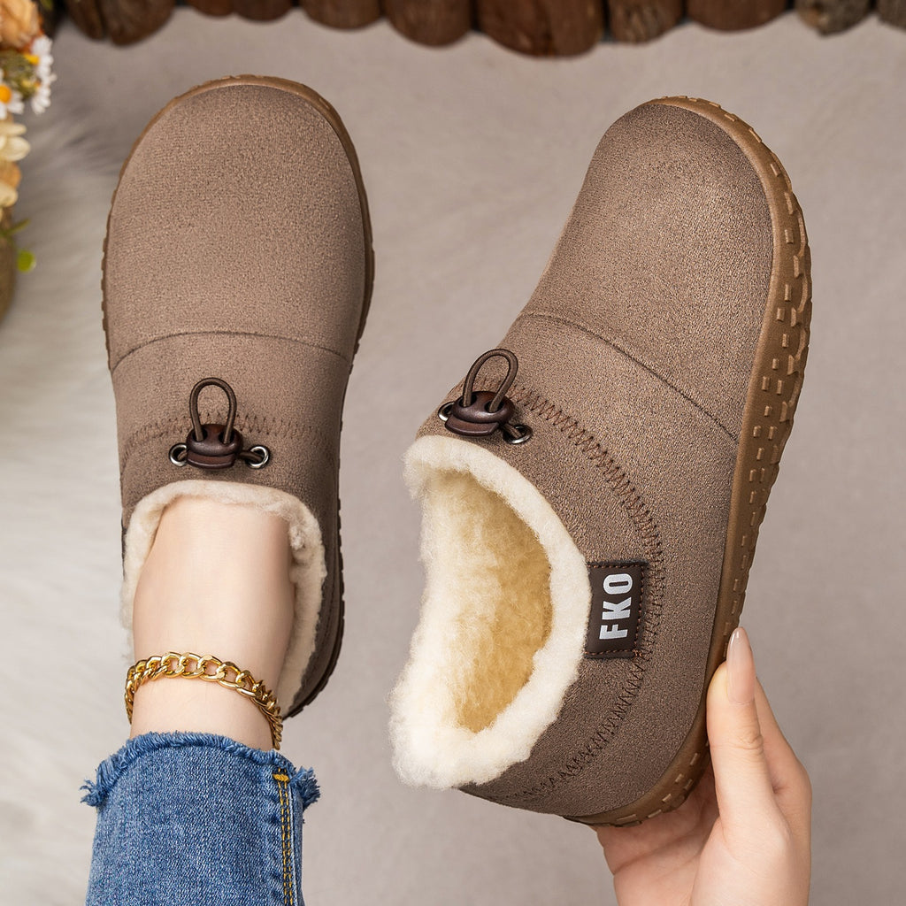 Women's Warm Plush-Lined Mules