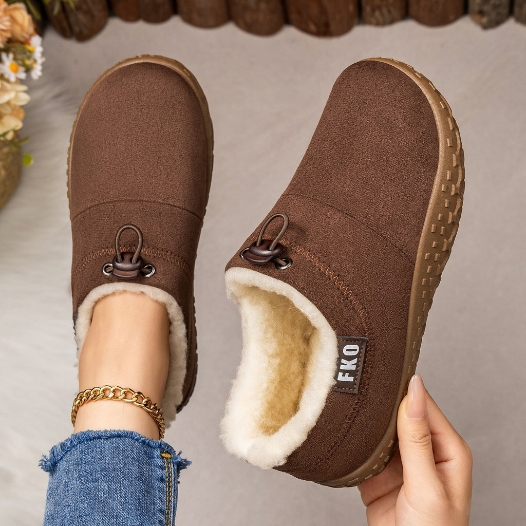 Women's Warm Plush-Lined Mules