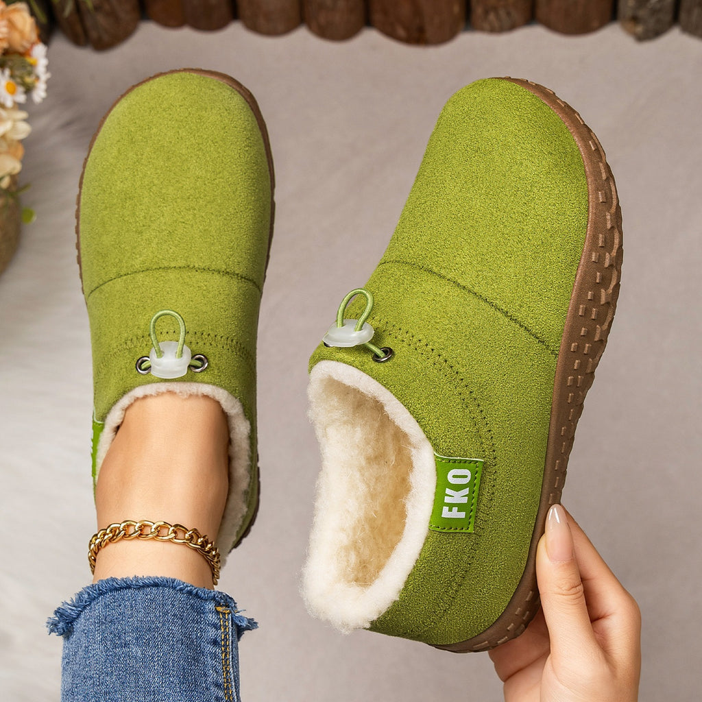 Women's Warm Plush-Lined Mules
