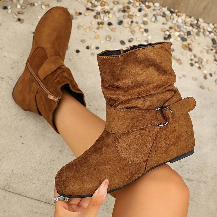 Women's Vintage Suede Ankle Boots