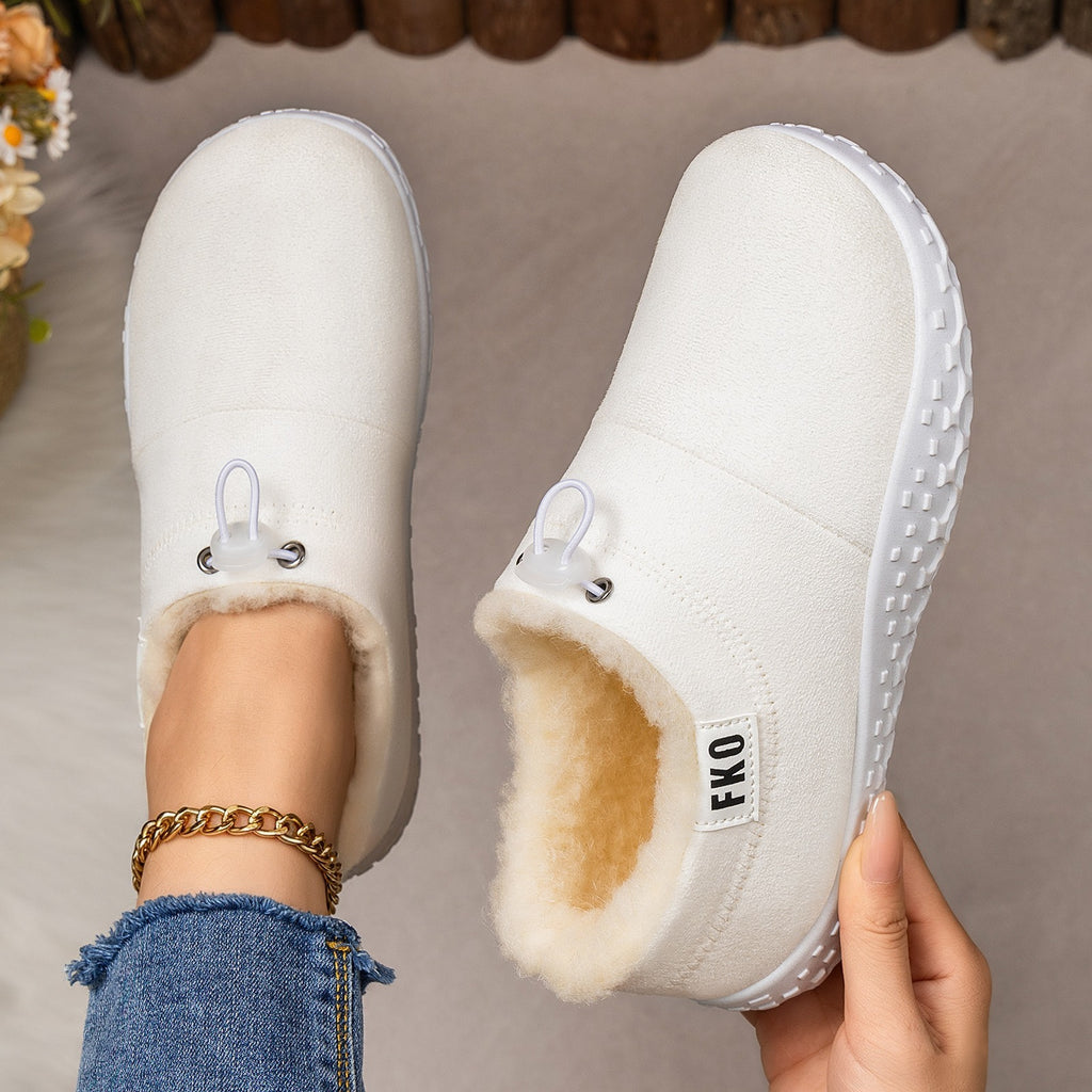 Women's Warm Plush-Lined Mules
