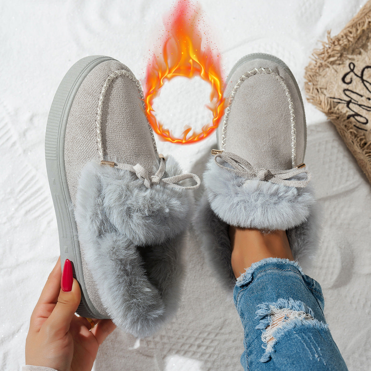 Women's Cozy Winter Ankle Boots