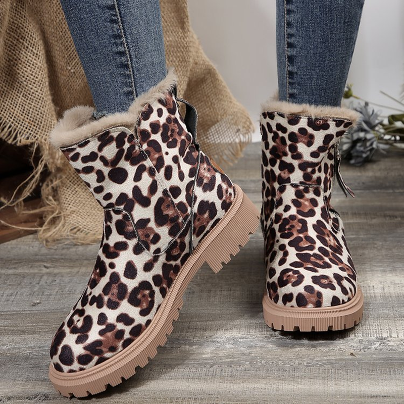 Women's Plush-Lined Side-Zip Ankle Boots