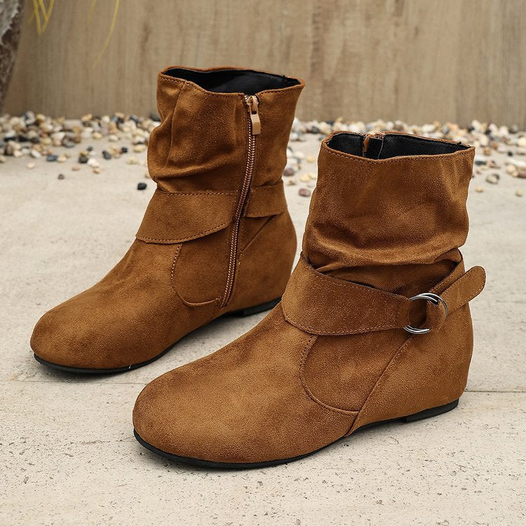 Women's Vintage Suede Ankle Boots