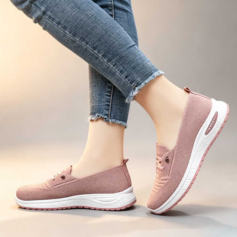 Women's Slip-On Knit Comfort Walking Sneakers