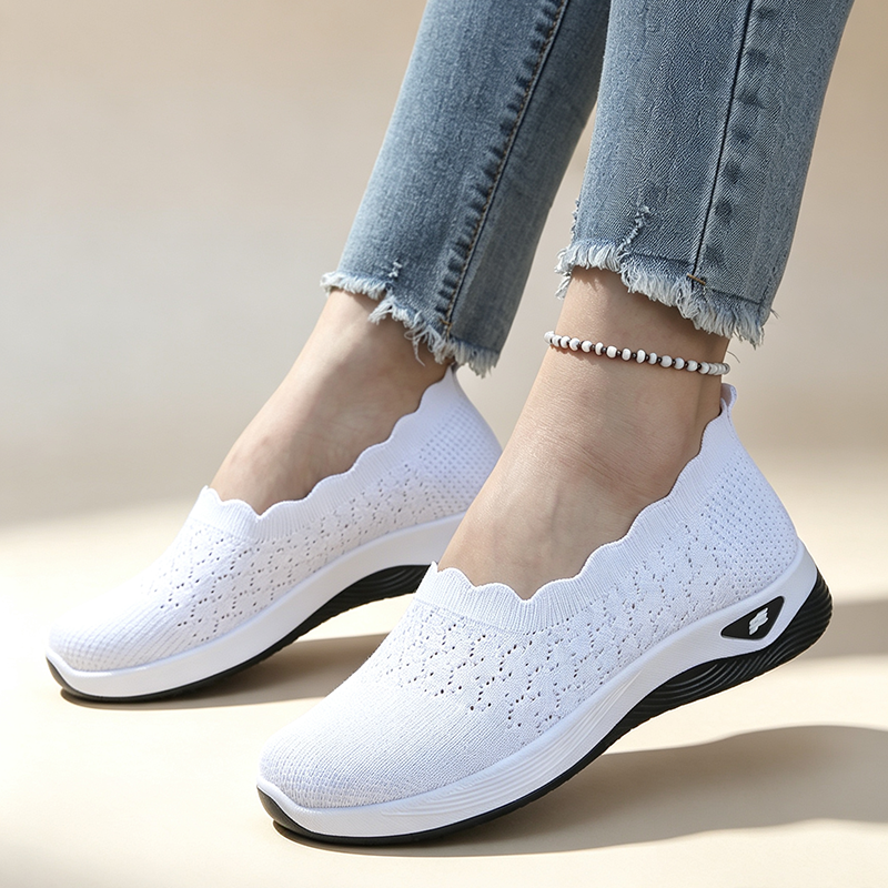 Women's Breathable Knit Walking Shoes