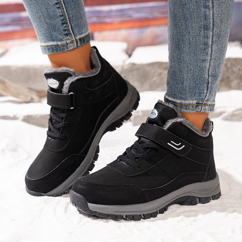 Adjustable Velcro Fleece Winter Boots