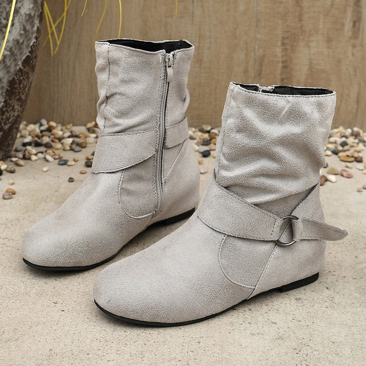 Women's Vintage Suede Ankle Boots