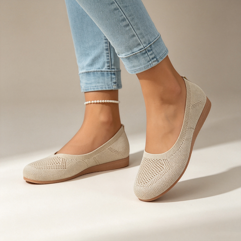 Casual Comfort Round Toe Everyday Flats