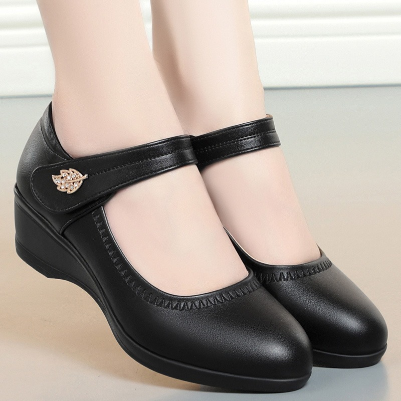 Women's Wedge Heel Mary Jane Shoes