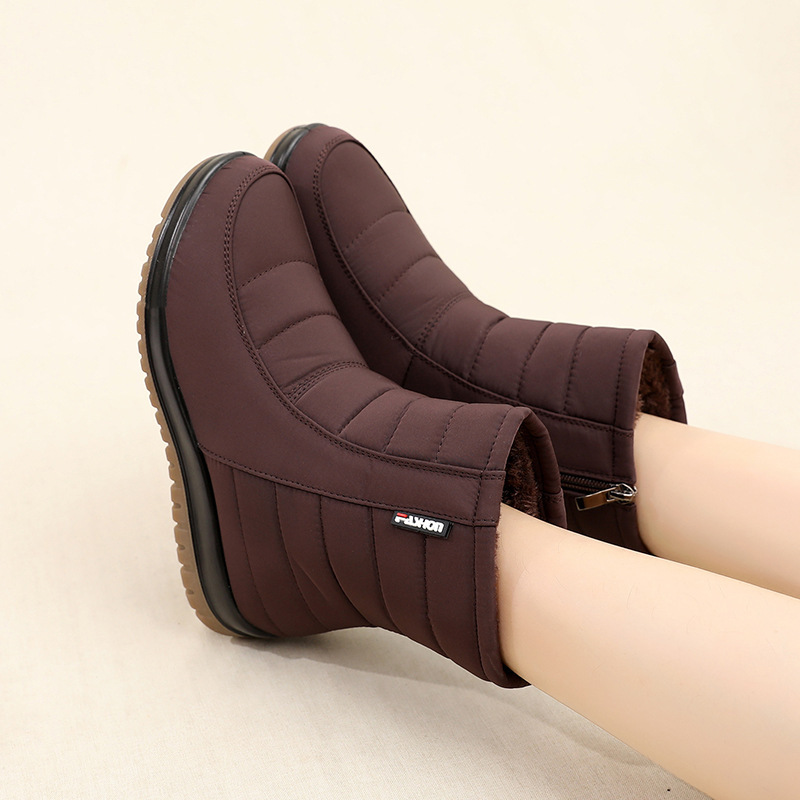 Women's Fleece-Lined Waterproof Snow Boots
