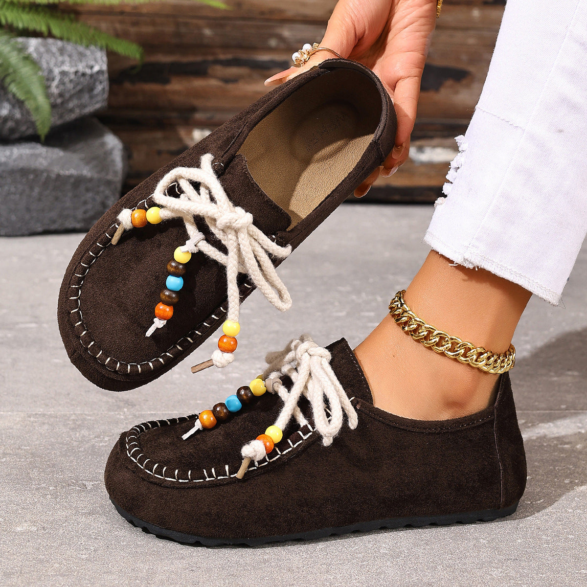 Women's Boho Vintage Flat Shoes