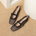 Cutout Single-Strap Mesh Sandals