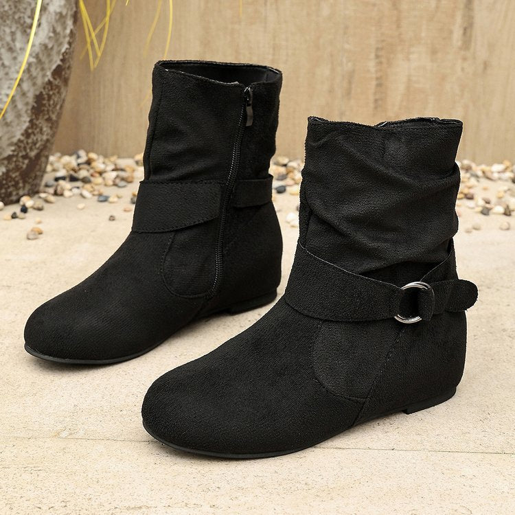 Women's Vintage Suede Ankle Boots