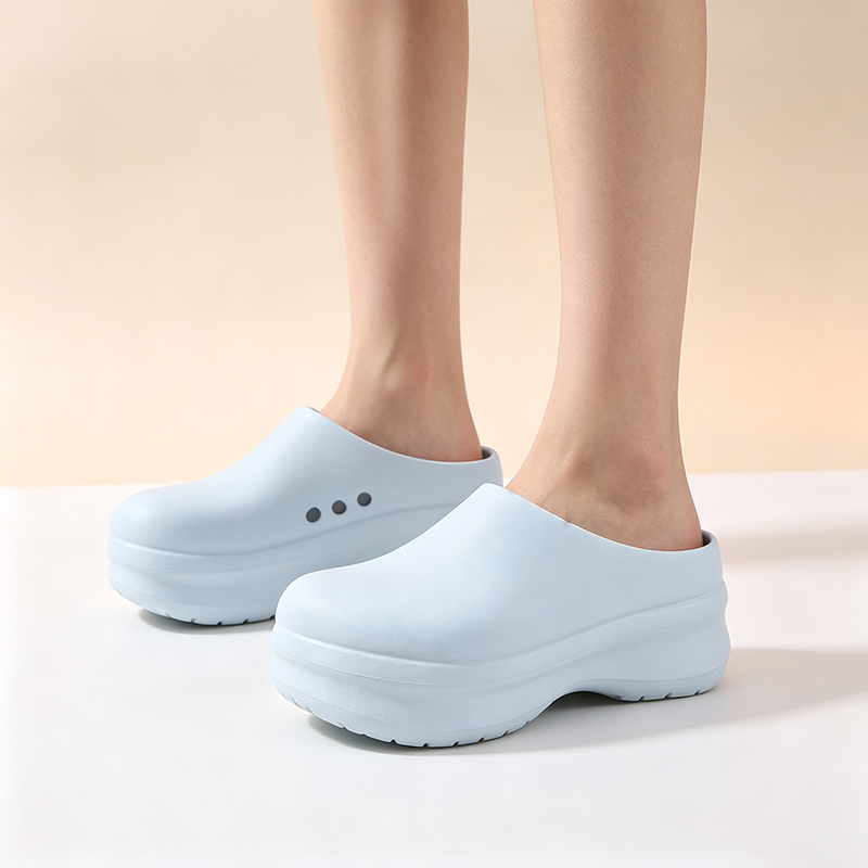 Women's Platform Closed-Toe Slip-On Casual Shoes