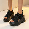 New Summer Comfortable & Versatile Peep-Toe Fly-Knit Sports-Casual Sandals