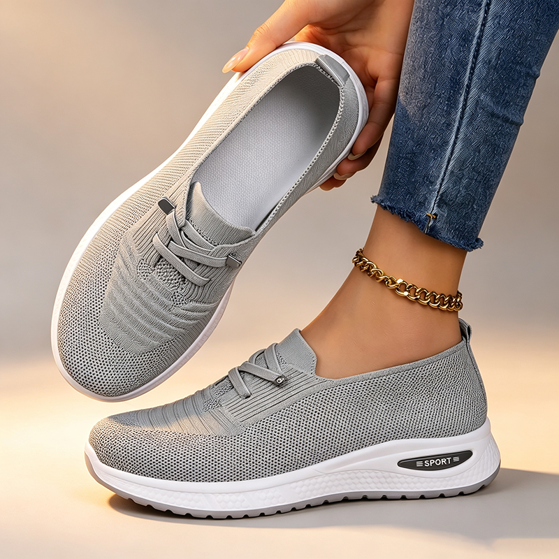 Women's Slip-On Knit Comfort Walking Sneakers
