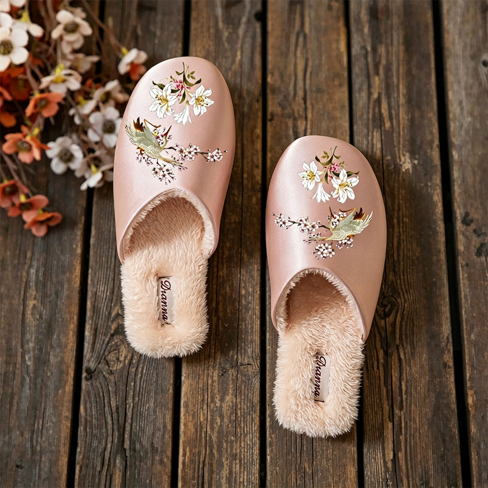 Women's Vintage Floral Slippers