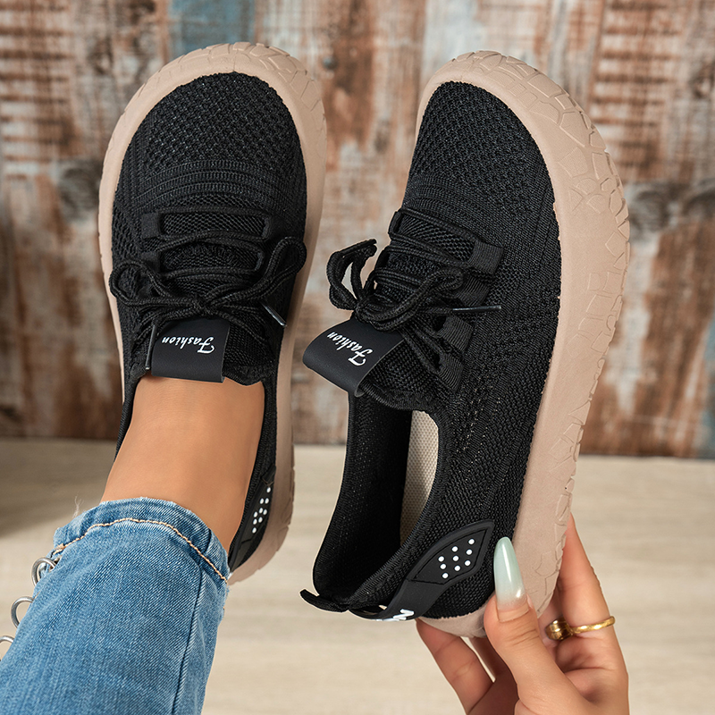 Women's Breathable Fly-Knit Mesh Sports Shoes