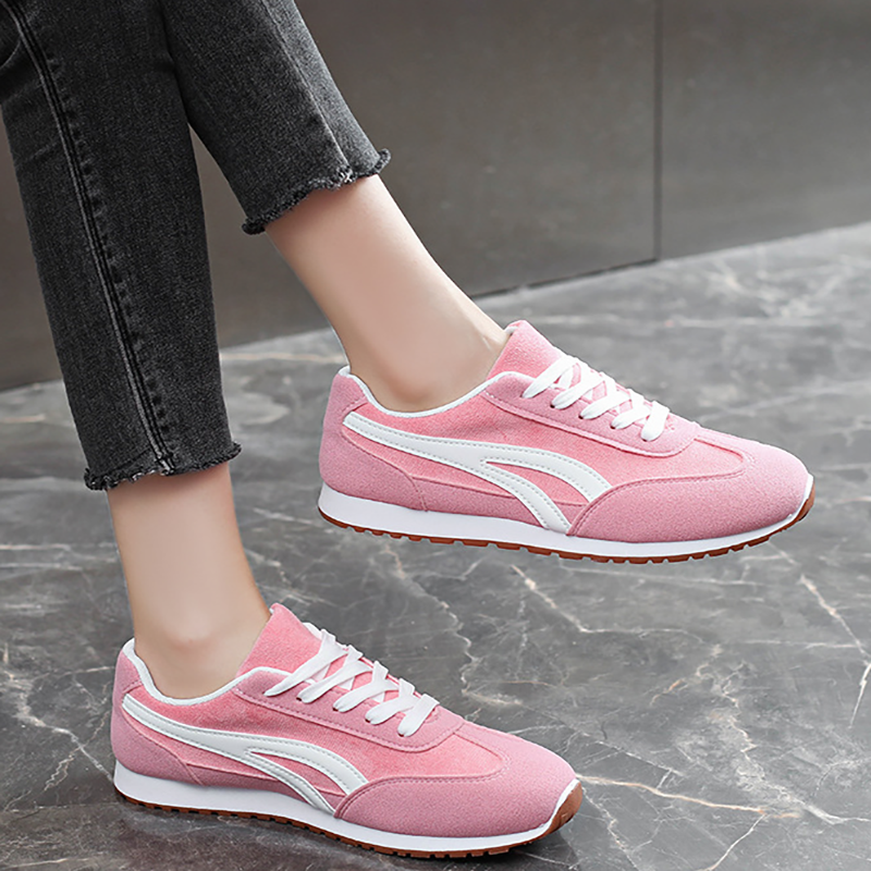 Women's Casual Lace-Up Retro Sneakers