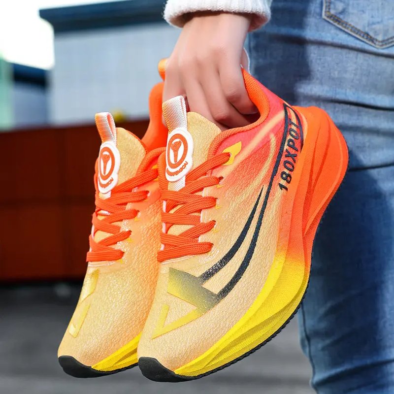 Breathable mesh gradient sneakers