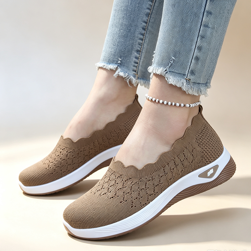 Women's Breathable Knit Walking Shoes