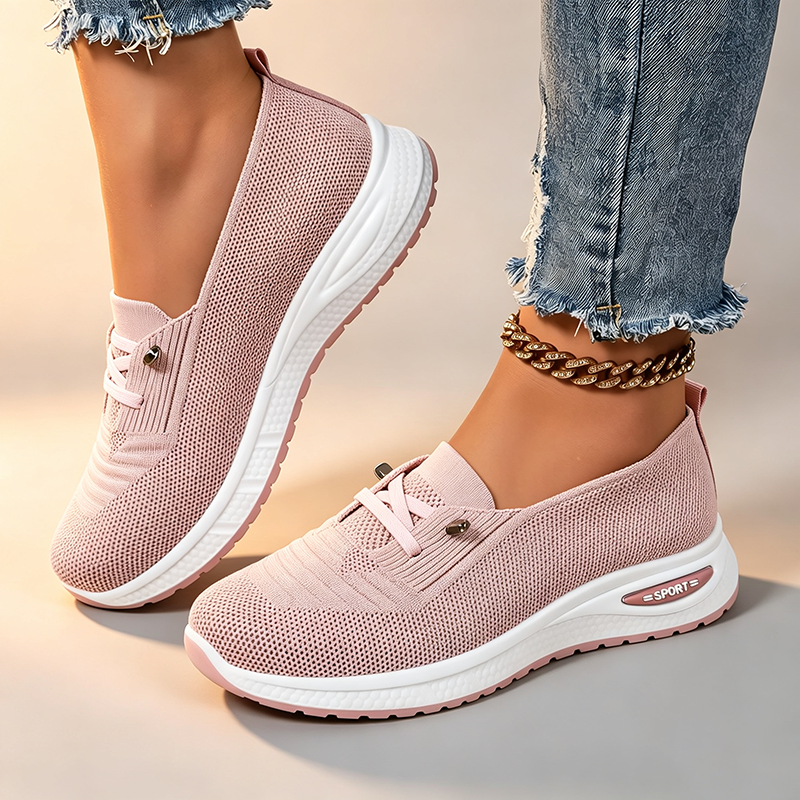 Women's Slip-On Knit Comfort Walking Sneakers