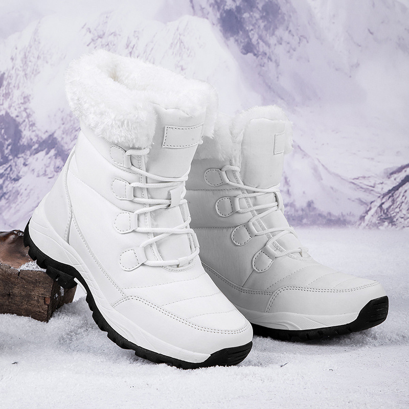 Women's Mid-Calf Winter Boots with Warm Fleece Lining