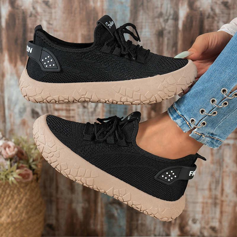Women's Breathable Fly-Knit Mesh Sports Shoes