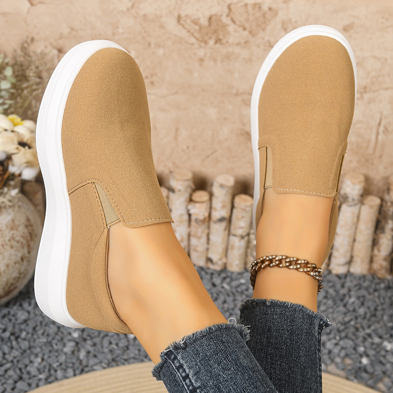 Women's Platform Slip-On Casual Walking Shoes